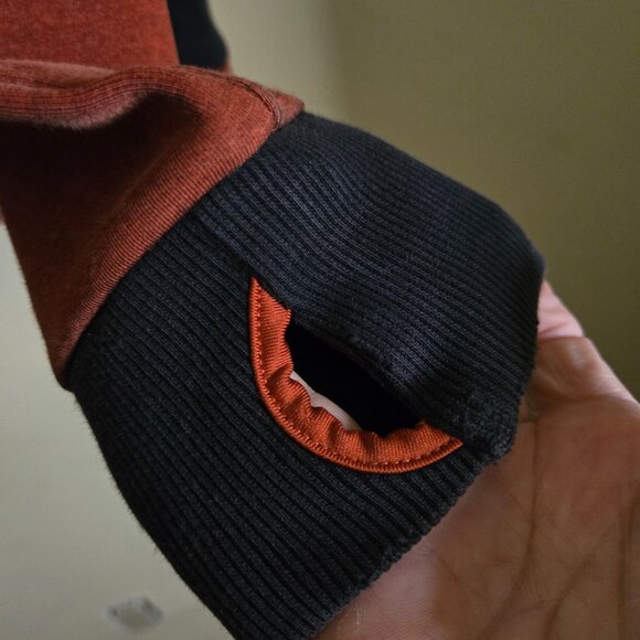 Harley Davidson Performance Stretch Activewear Hoodie Thumb Holes Logo Size M - Picture 8 of 11